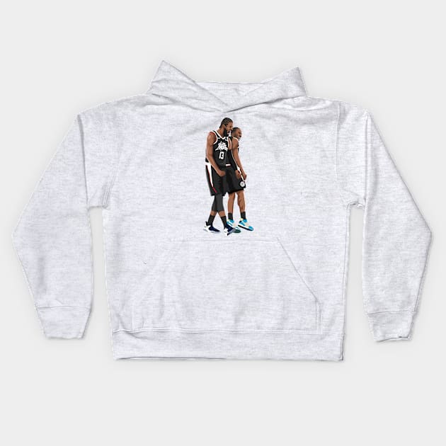 Paul George x Kawhi Leonard Kids Hoodie by xavierjfong